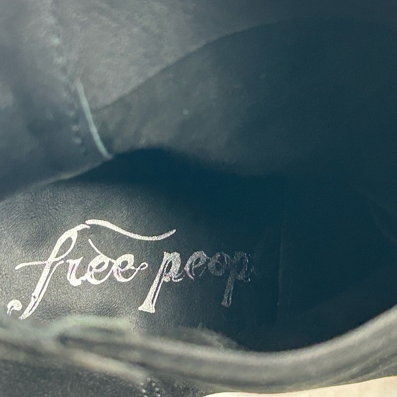 Free people Clearwater sandal peep toe black bootie size 37 (6.5) - Picture 6 of 8